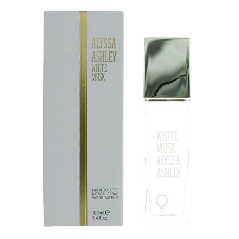 White Musk By Alyssa Ashley, 3.4 Oz Eau De Toilette Spray For Women