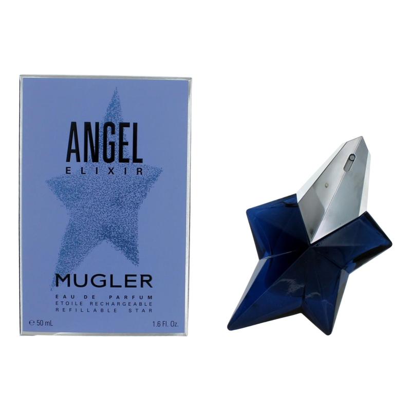 Angel Elixir By Thierry Mugler, 1.6 Oz Eau De Parfum Refillable Spray For Women