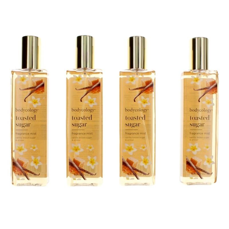 Toasted Sugar By Bodycology, 4 Pack 8 Oz Fragrance Mist For Women