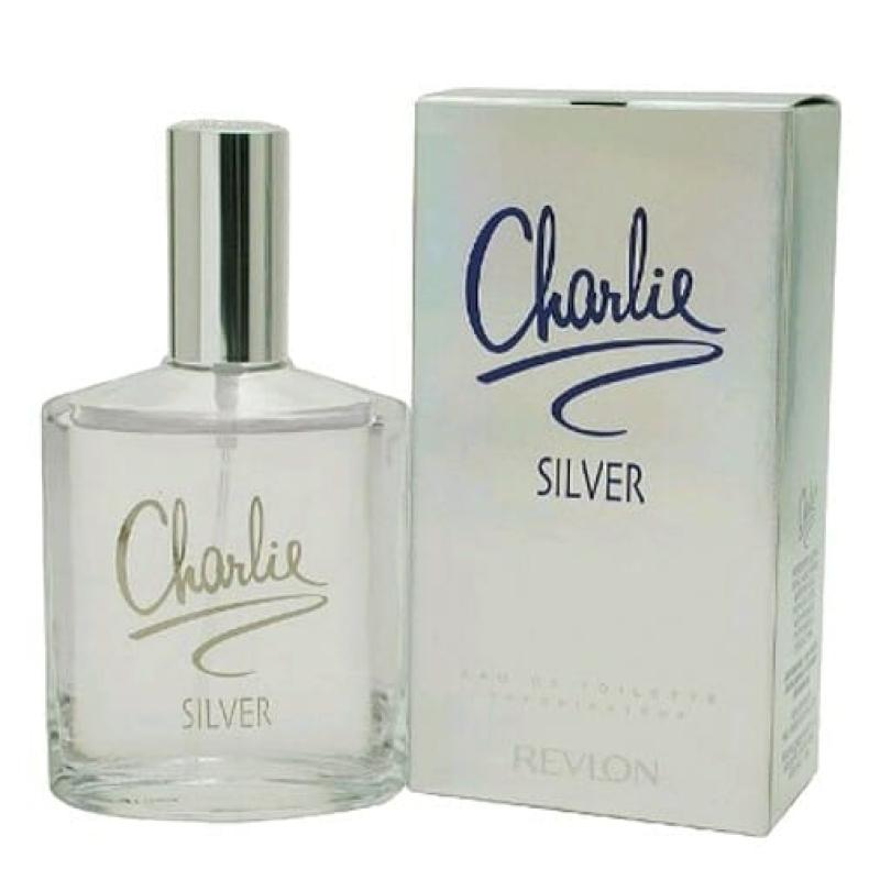 Charlie Silver By Revlon, 3.4 Oz Eau De Toilette Spray For Women