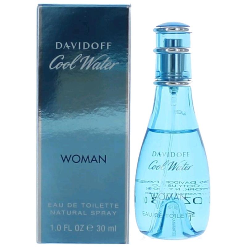 Cool Water By Davidoff, 1 Oz Eau De Toilette Spray For Women