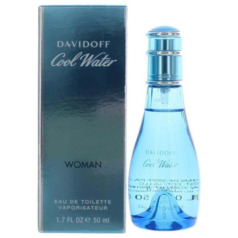 Cool Water By Davidoff, 1.7 Oz Eau De Toilette Spray For Women