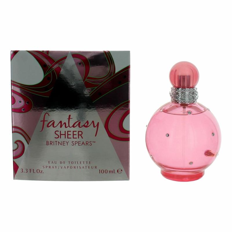 Fantasy Sheer By Britney Spears, 3.3 Oz Eau De Toilette Spray For Women