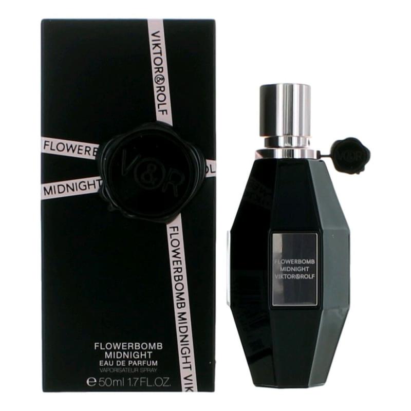 Flowerbomb Midnight By Viktor &amp; Rolf, 1.7 Oz Eau De Parfum Spray For Women