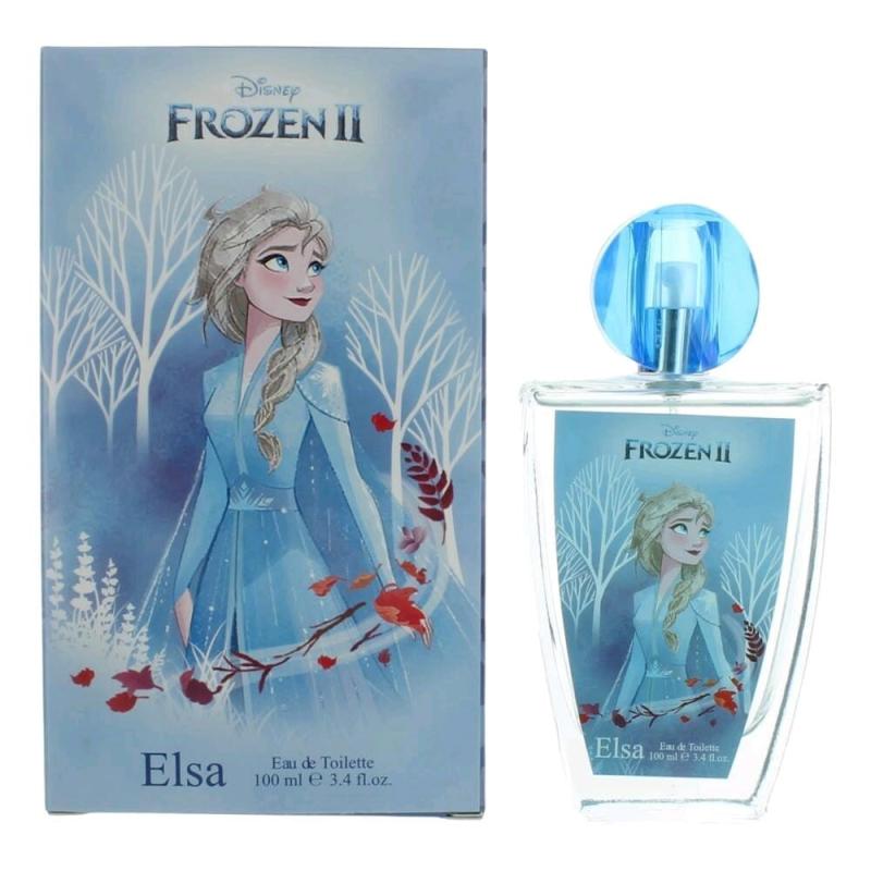 Frozen Ii Elsa By Disney, 3.4 Oz Eau De Toilette Spray For Girls