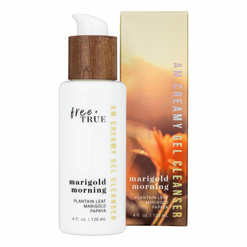 Free + True Marigold Morning By Free + True, 4 Oz Am Gel Cleanser