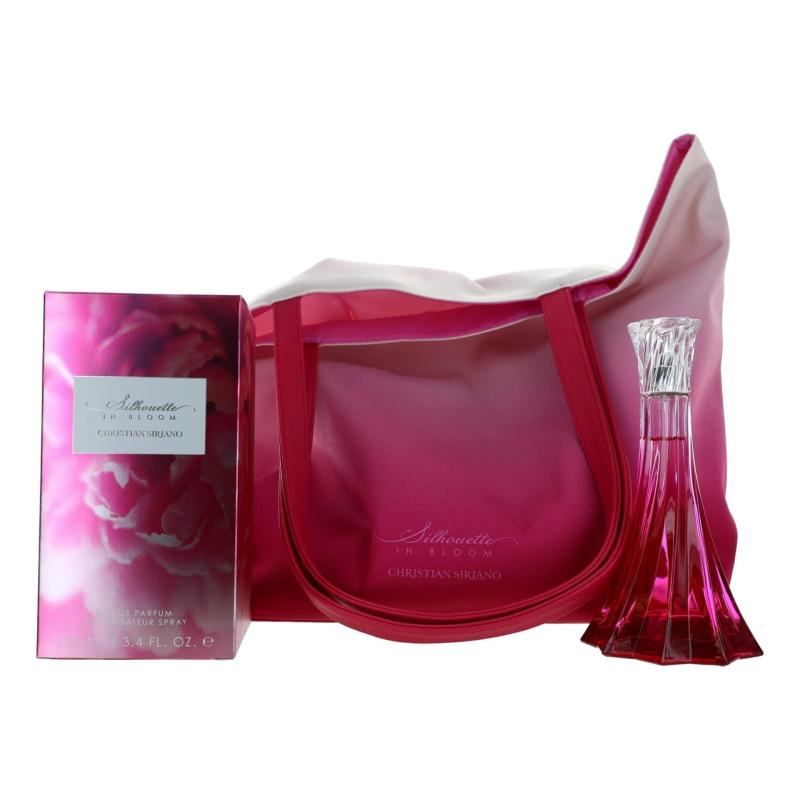 Silhouette In Bloom By Christian Siriano, 2 Piece Gift Set For Women With Tote Bag