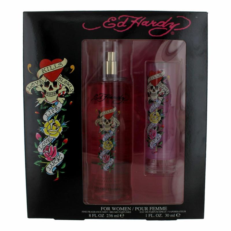 Ed Hardy By Christian Audigier, 2 Piece Gift Set For Women