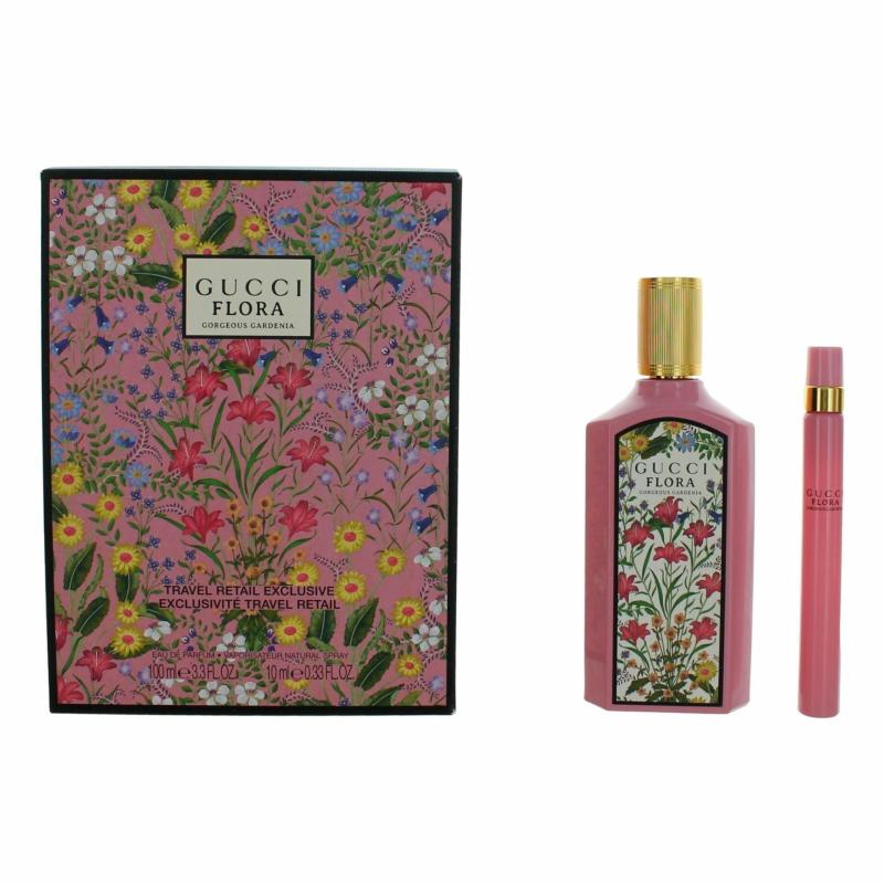 Gucci Flora Gorgeous Gardenia By Gucci, 2 Piece Gift Set For Women