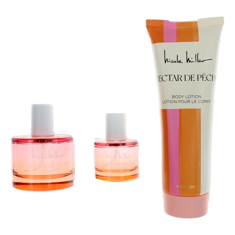 Nectar De Peche By Nicole Miller, 3 Piece Gift Set For Women