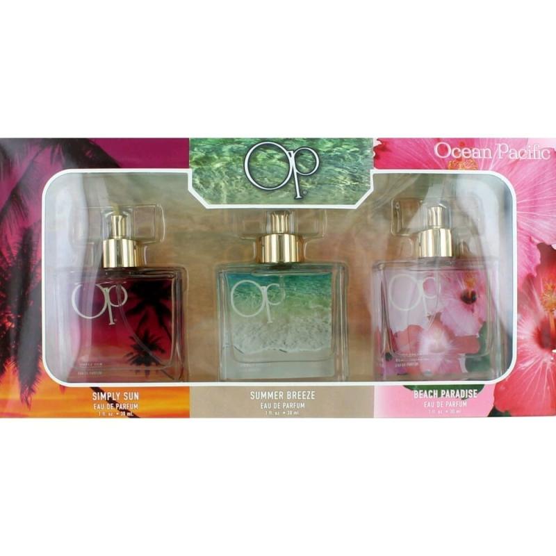 Op By Ocean Pacific, 3 Piece Fragrance Gift Collection For Women