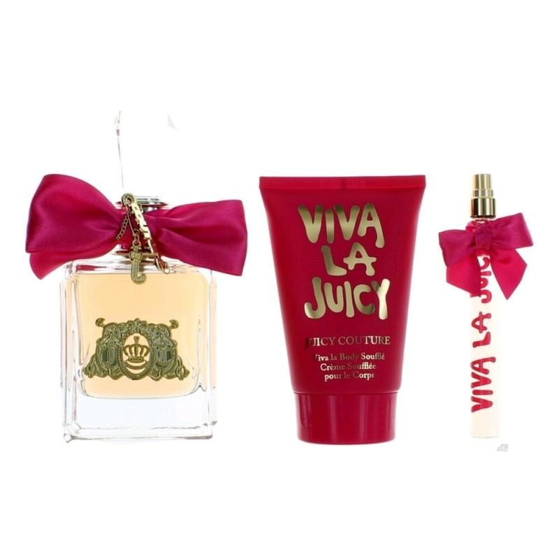 Viva La Juicy By Juicy Couture, 3 Piece Gift Set For Women