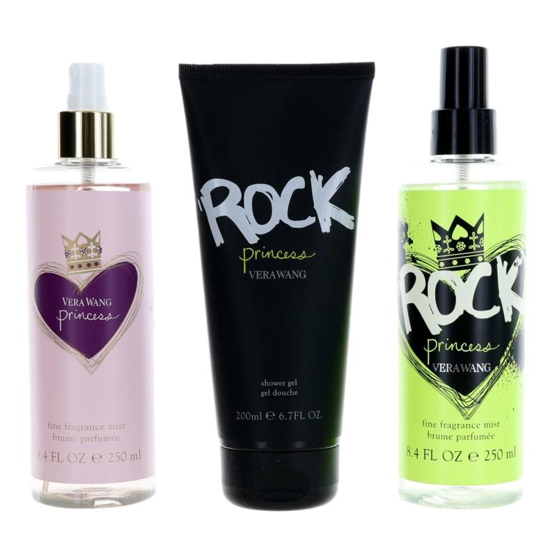 Vera Wang Rock Princess By Vera Wang, 3 Piece Gift Set For Women