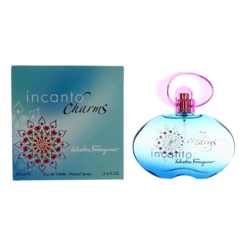 Incanto Charms By Salvatore Ferragamo, 3.4 Oz Eau De Toilette Spray For Women