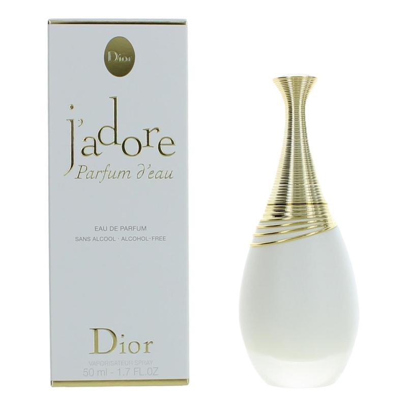 J'Adore Parfum D'Eau By Christian Dior, 1.7 Oz Eau De Parfum Spray Alcohol Free For Women