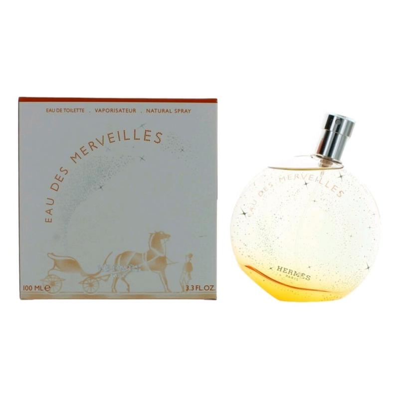 Eau Des Merveilles By Hermes, 3.3 Oz Eau De Toilette Spray For Women