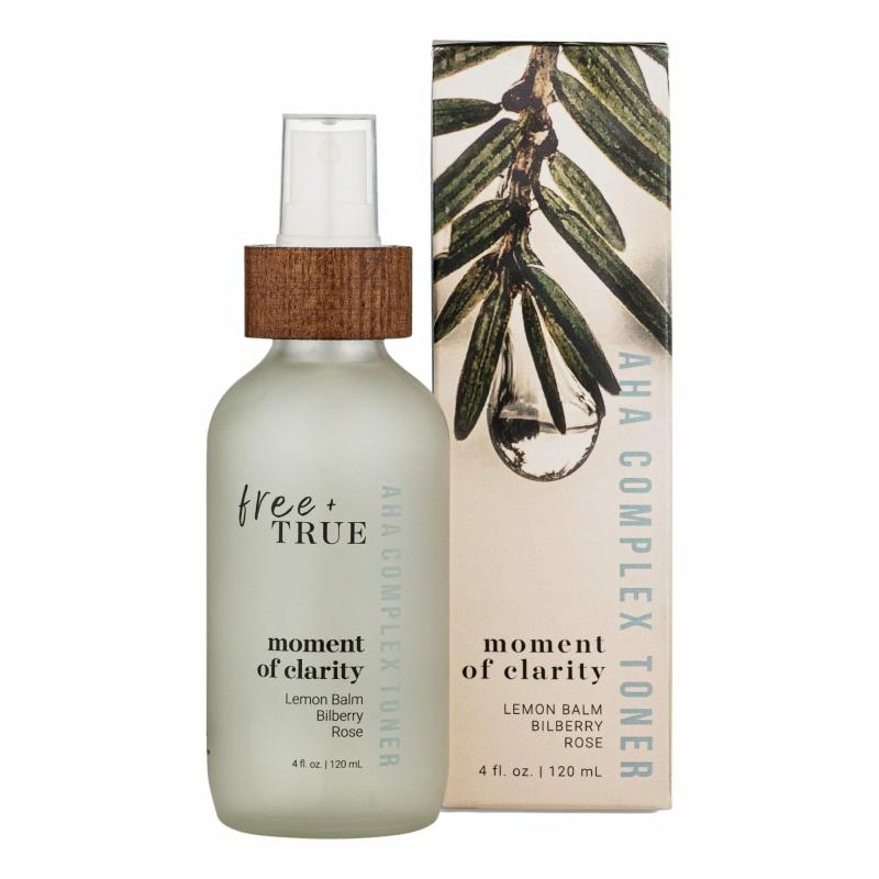 Free + True Moment Of Clarity By Free + True, 4 Oz Aha Complex Toner