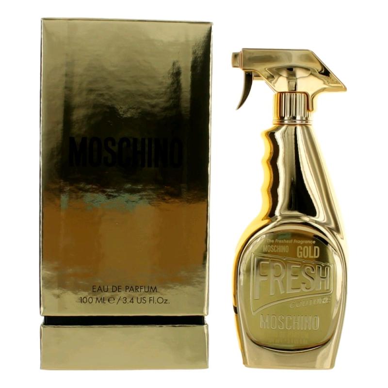 Moschino Gold Fresh Couture By Moschino, 3.4 Oz Eau De Parfum Spray For Women