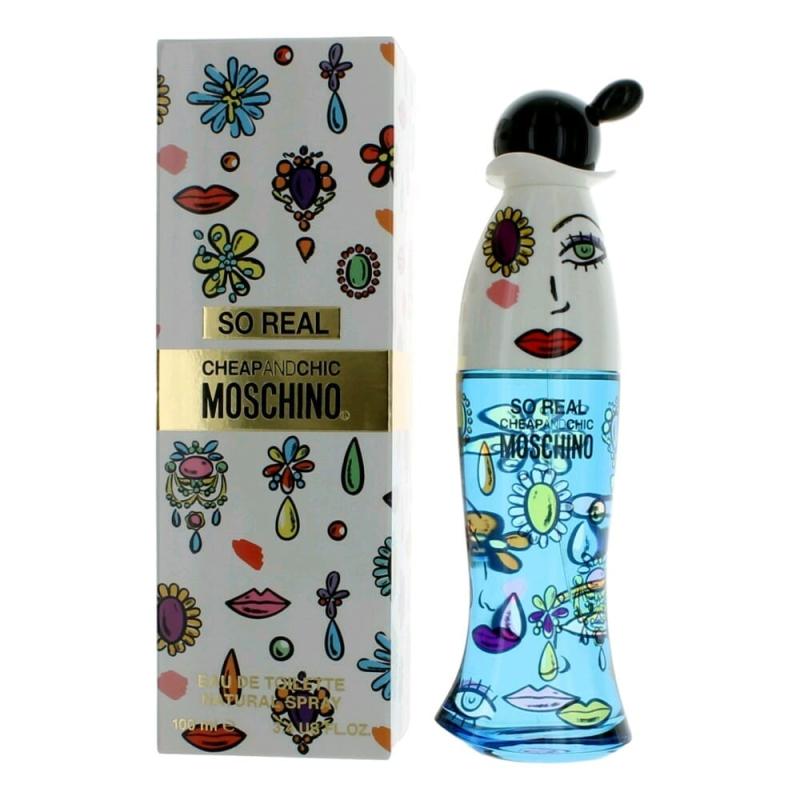 Cheap &amp; Chic So Real By Moschino, 3.4 Oz Eau De Toilette Spray For Women