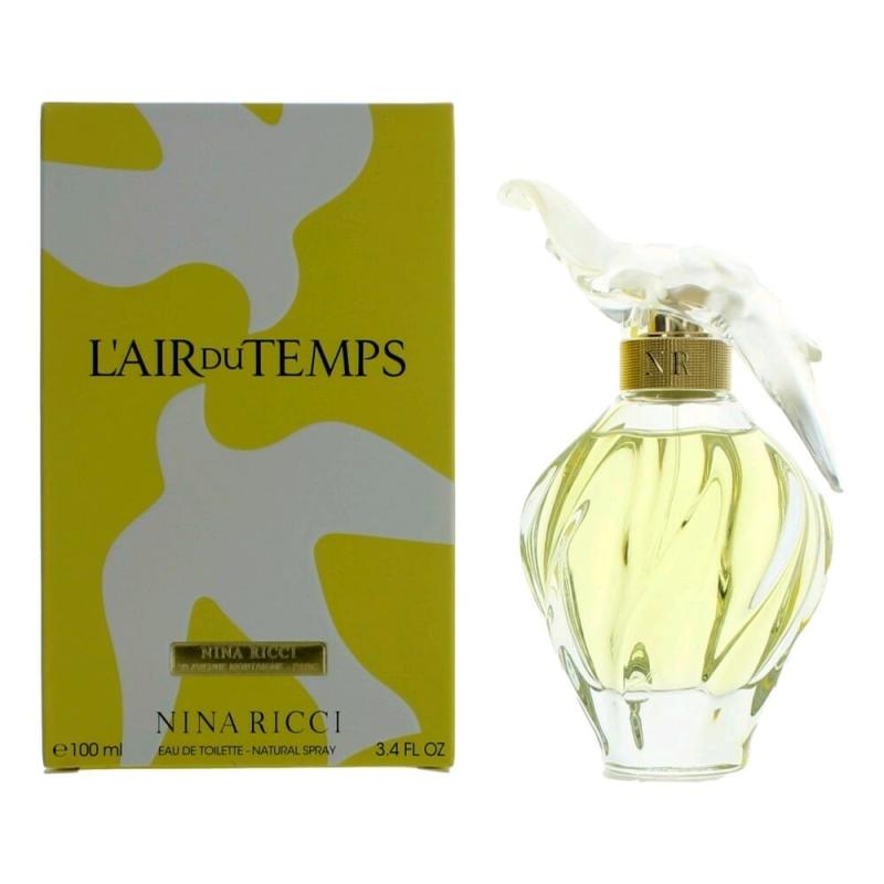 L'Air Du Temps By Nina Ricci, 3.4 Oz Eau De Toilette Spray For Women