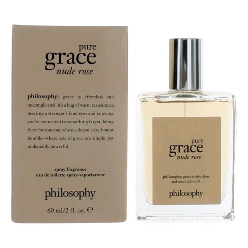 Pure Grace Nude Rose By Philosophy, 2 Oz Eau De Toilette Spray For Women