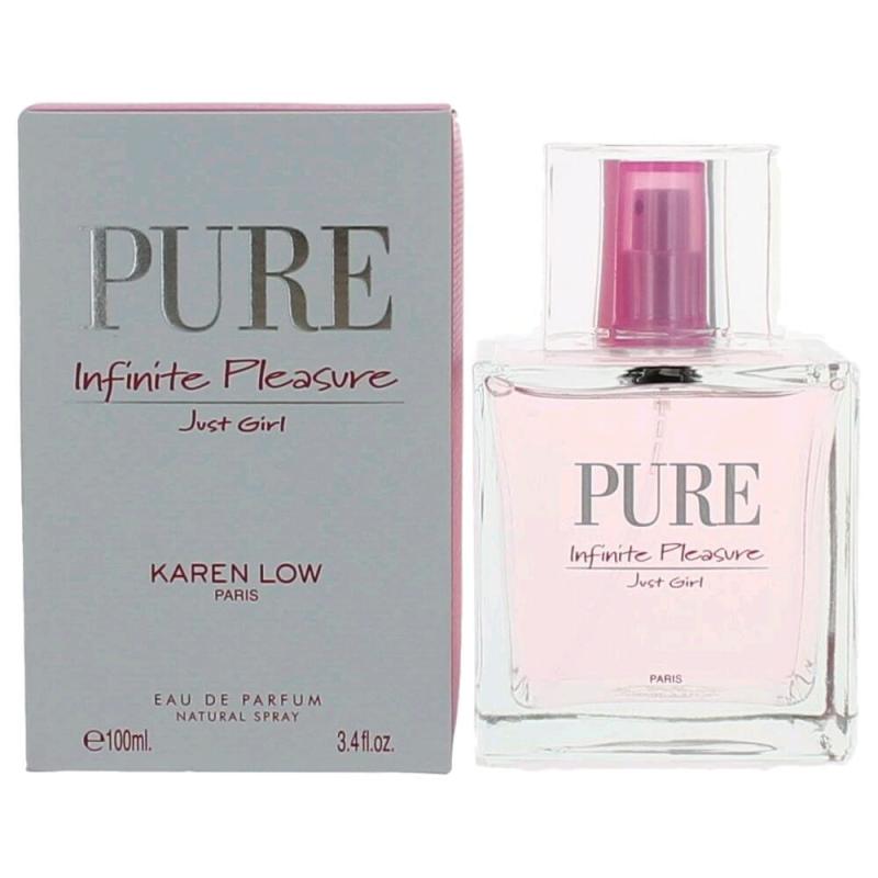 Pure Infinite Pleasure Just Girl By Karen Low, 3.4 Oz Eau De Parfum Spray For Women