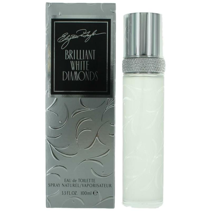 Brilliant White Diamonds By Elizabeth Taylor, 3.4 Oz Eau De Toilette Spray For Women