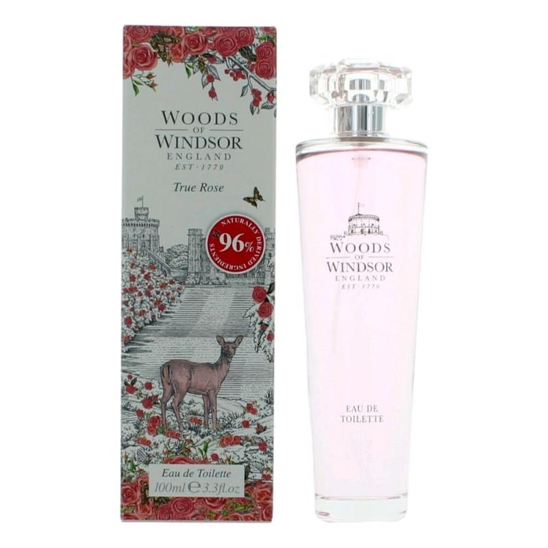 Woods Of Windsor True Rose By Woods Of Windsor, 3.3 Oz Eau De Toilette Spray For Women