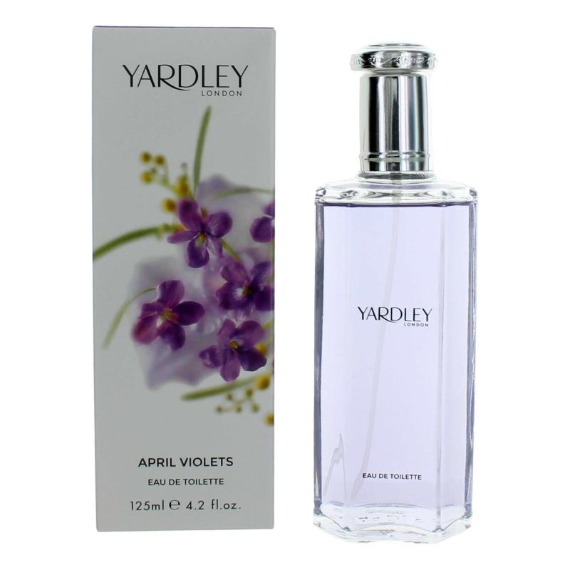 Yardley April Violets By Yardley Of London, 4.2 Oz Eau De Toilette Spray For Women