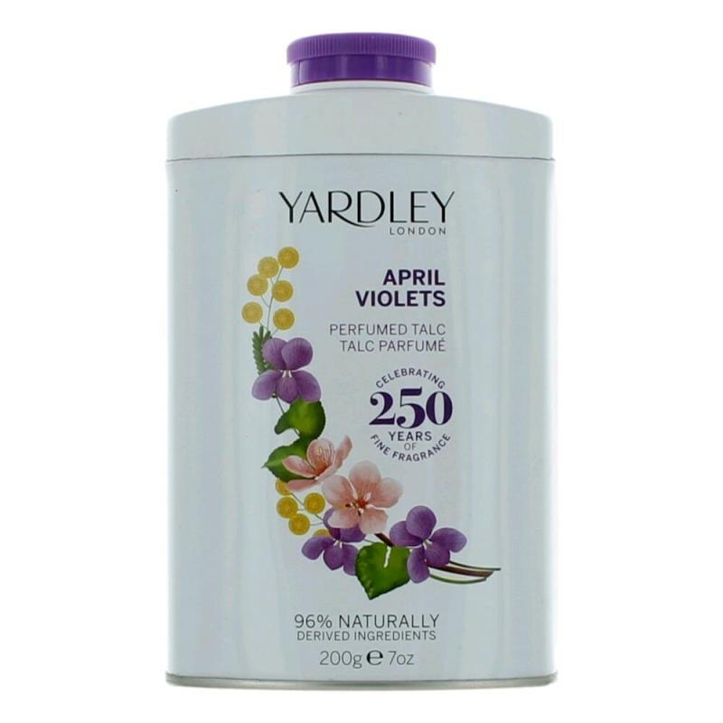 Yardley April Violets By Yardley Of London, 7 Oz Talc For Women