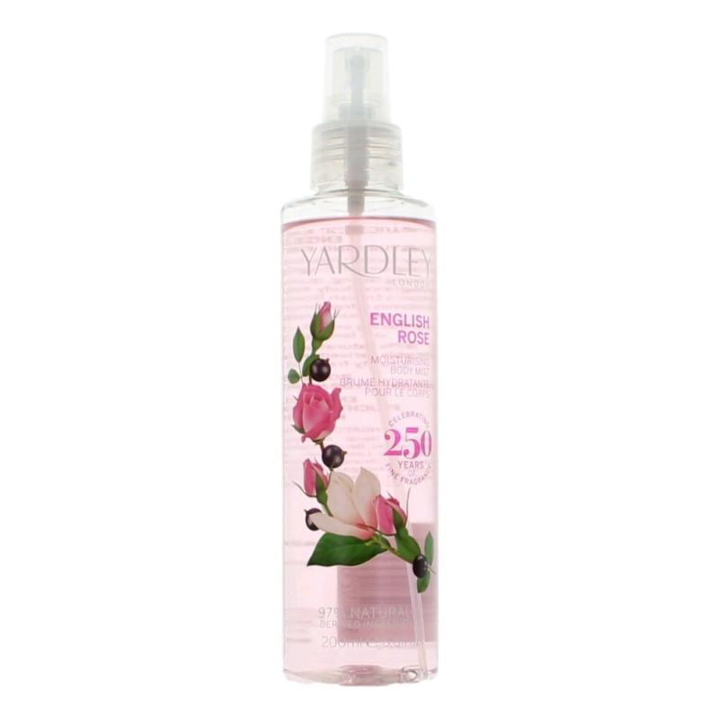 Yardley English Rose By Yardley Of London, 6.8 Oz Moisturising Body Mist For Women