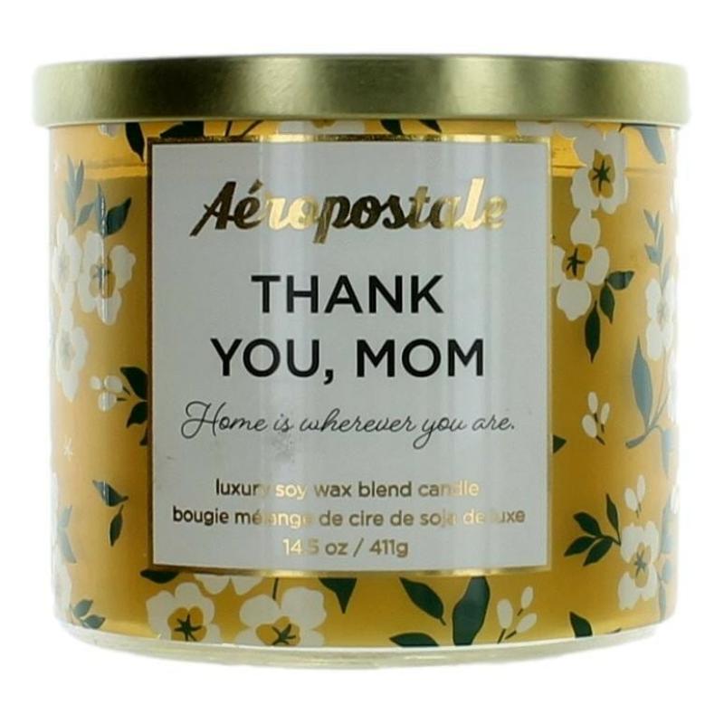 Aeropostale 14.5 Oz Soy Wax Blend 3 Wick Candle - Thank You Mom