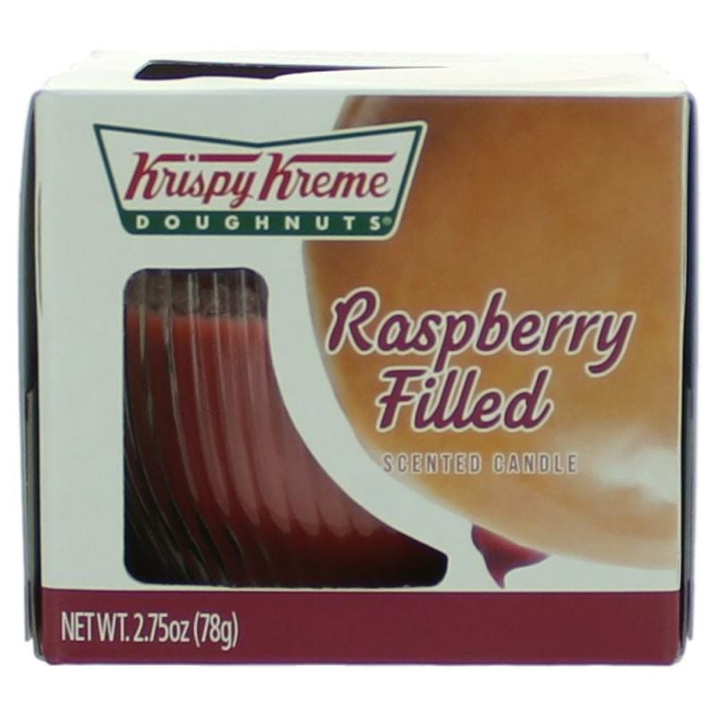 Krispy Kreme Scented Candle 2.75 Oz Jar - Raspberry Filled