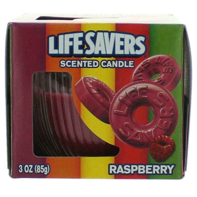 Life Savers Scented Candle 3 Oz Jar - Raspberry