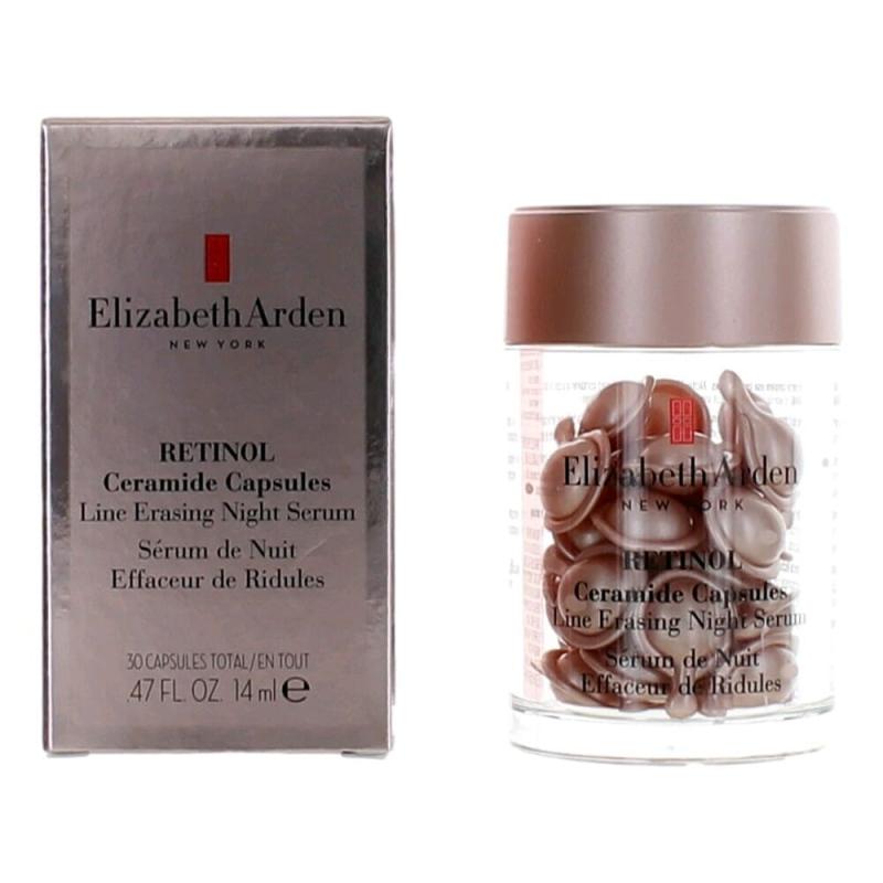 Retinol By Elizabeth Arden, 30 Ceramide Capsules Line Erasing Night Serum For Women