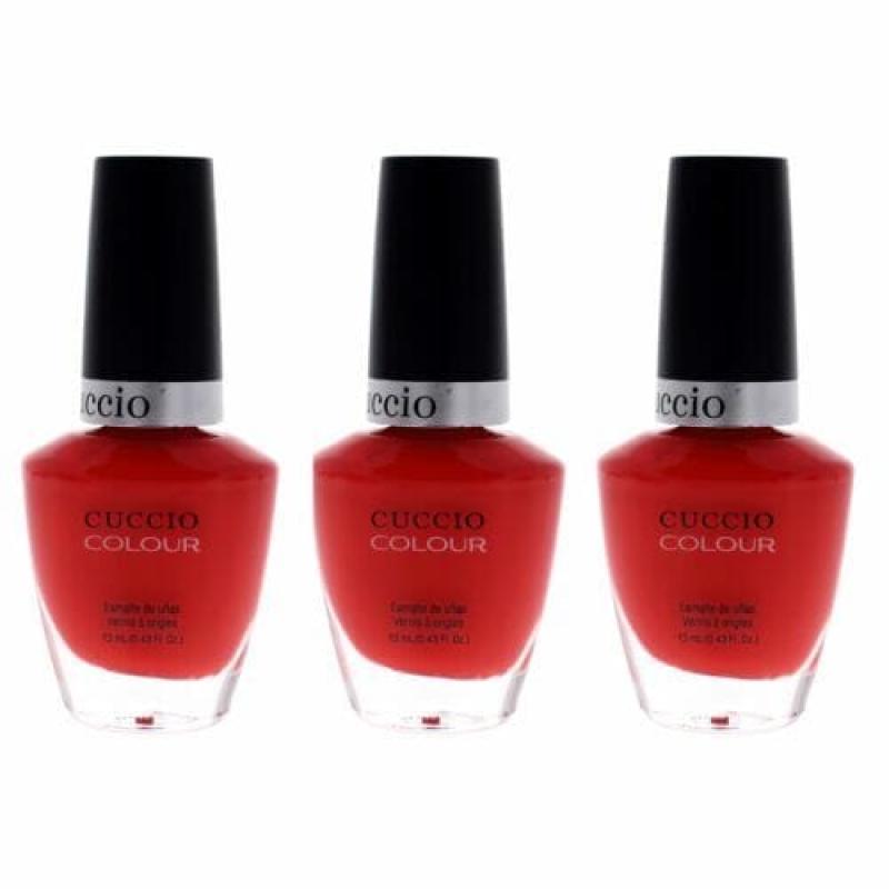 Colour Nail Polish - Chillin In Chile by Cuccio Colour for Women - 0.43 oz Nail Polish - Pack of 3